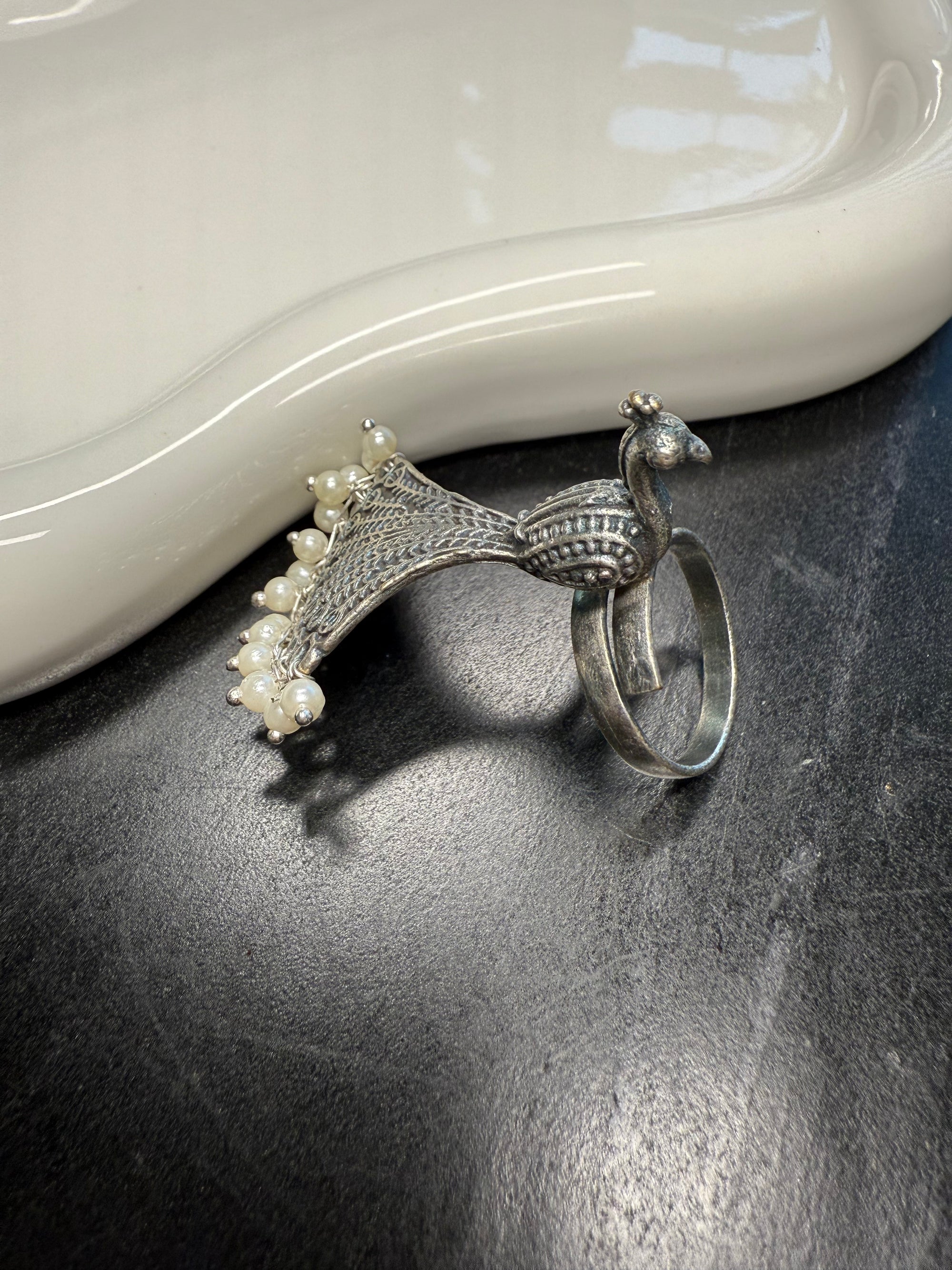 Beautiful Peacock Ring