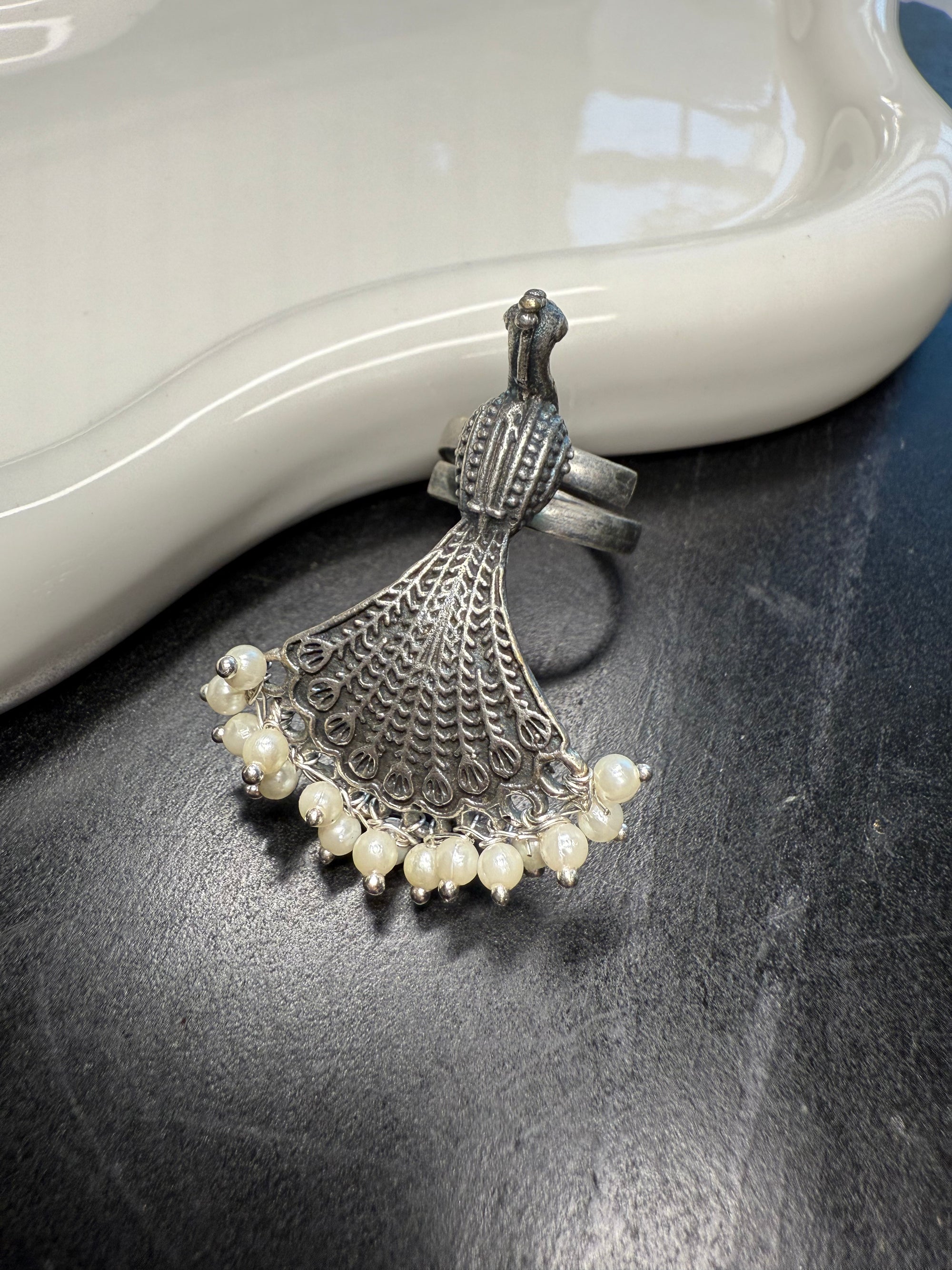 Beautiful Peacock Ring