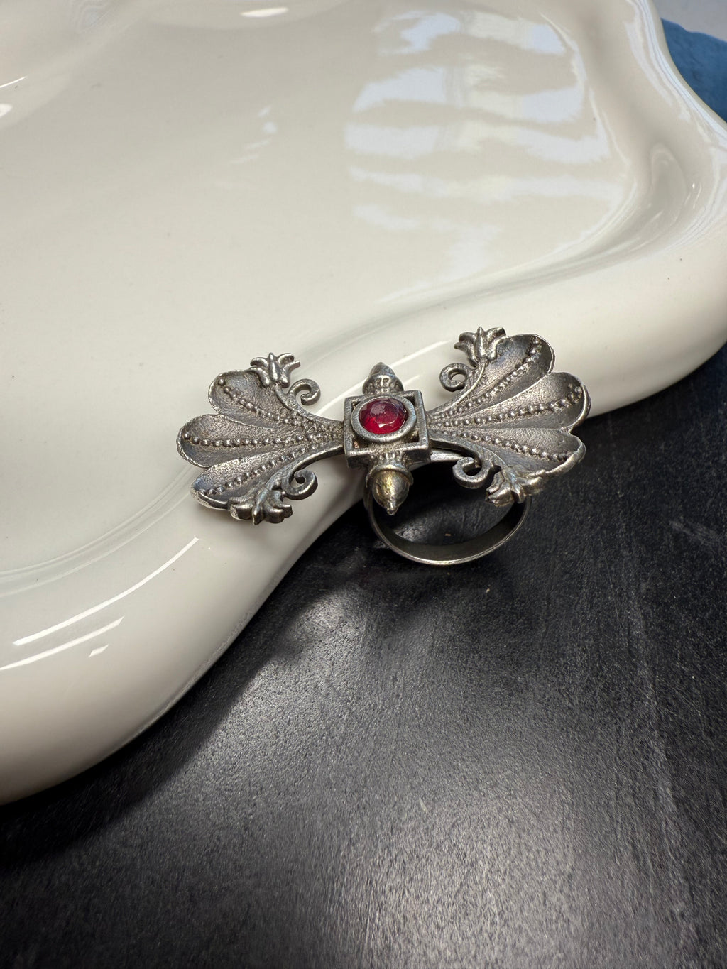Red Butterfly Ring