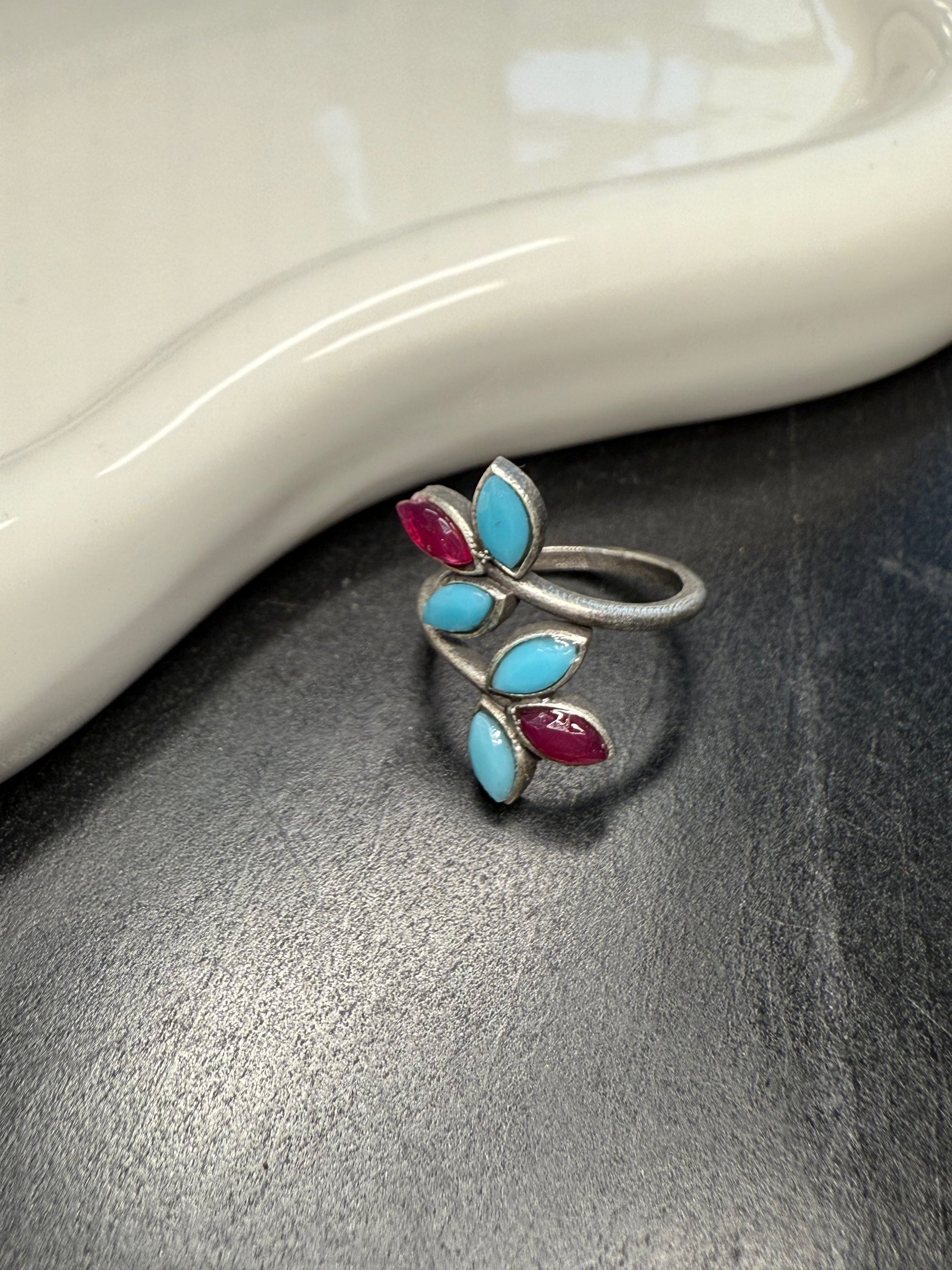 Cute Floral Ring - Multi Color