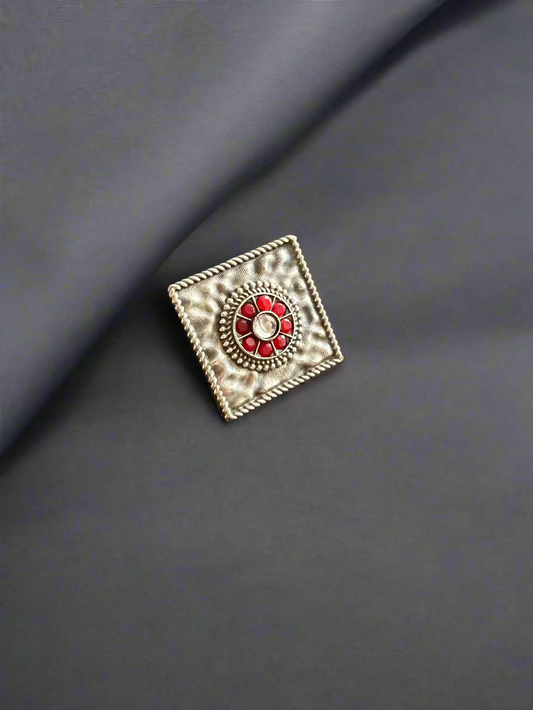 Tribal Square Ring