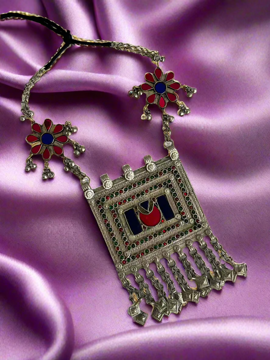 Afghani Chunky Long Necklace