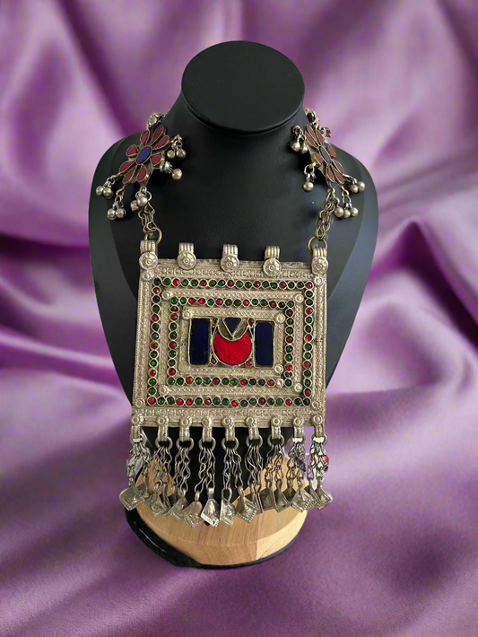 Afghani Chunky Long Necklace