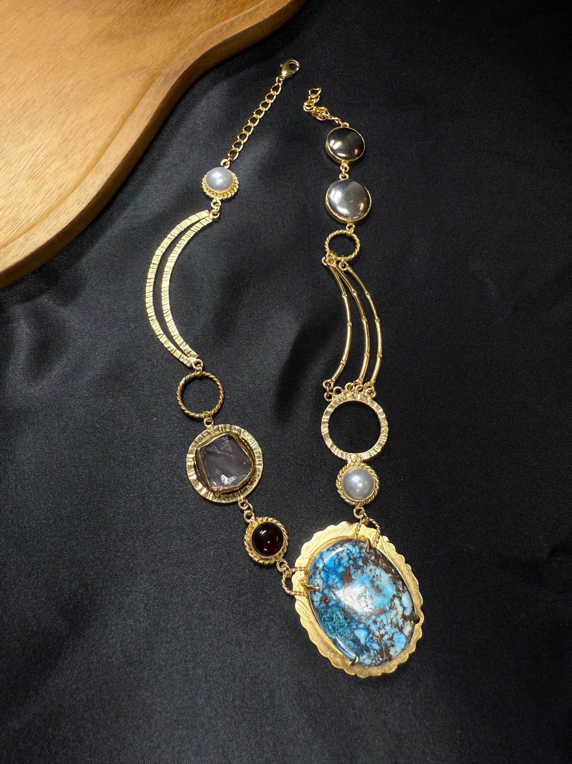 Stunning Blue Stone Necklace