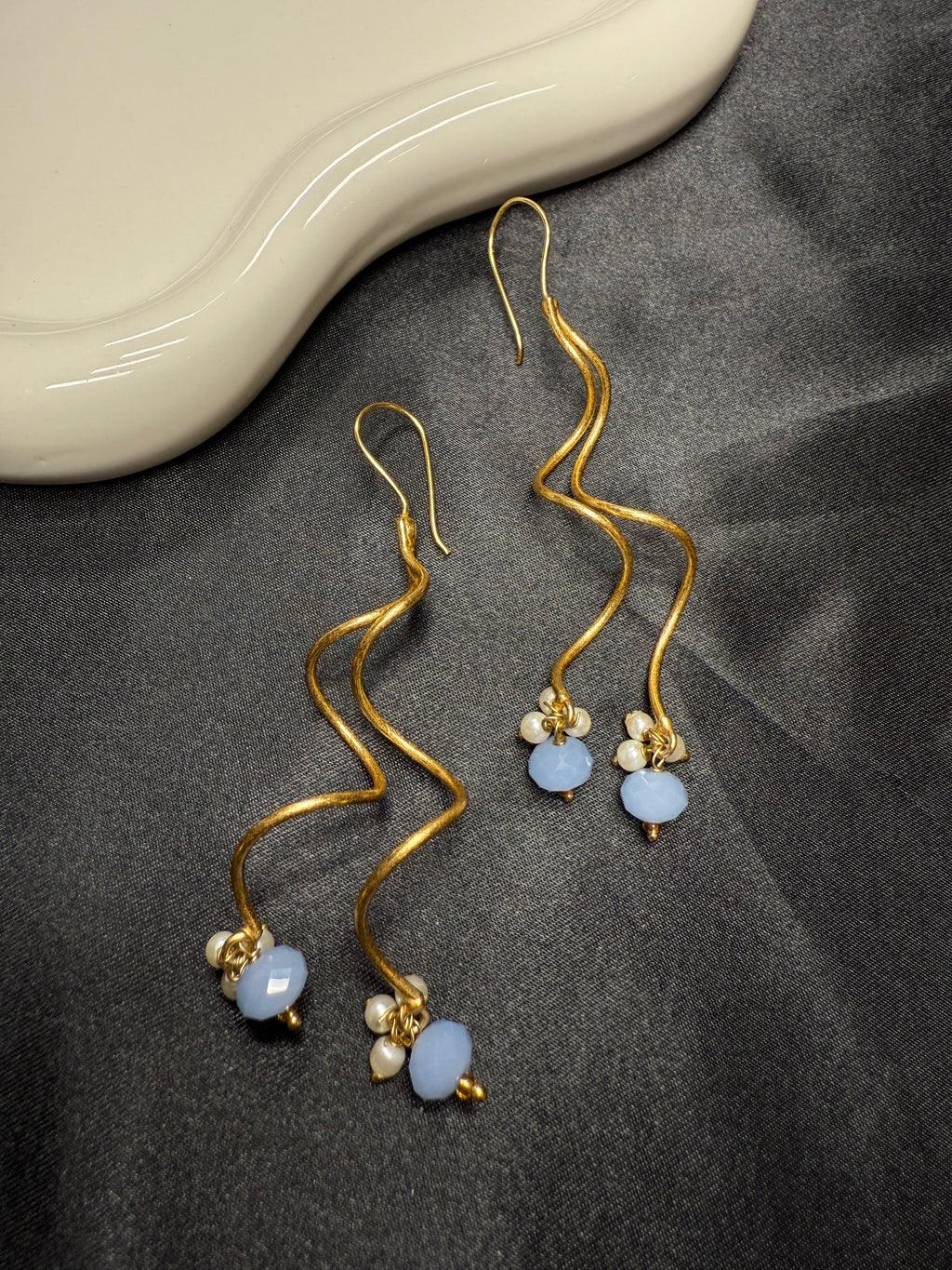 Light Spiral Blue Hangings