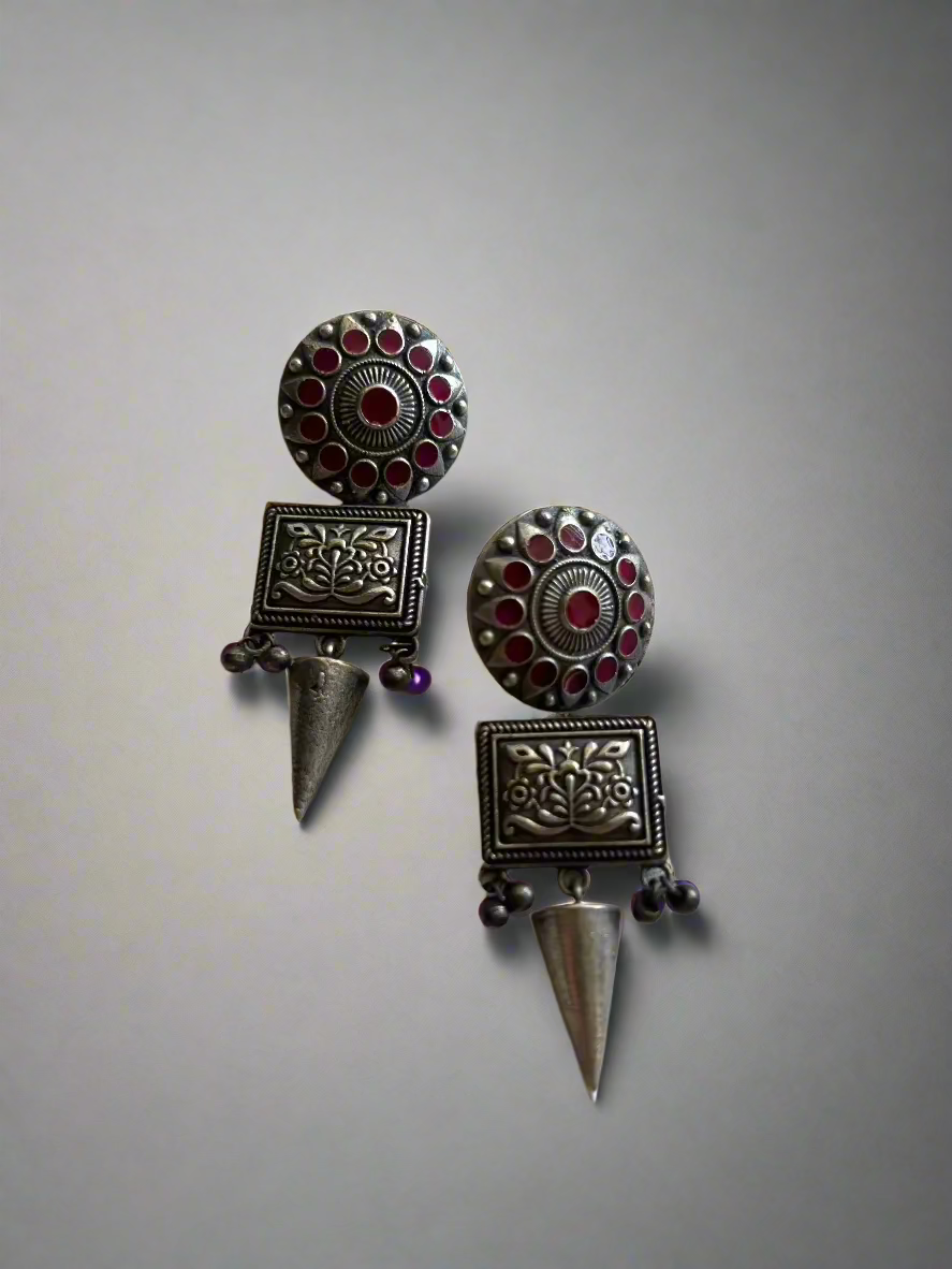 Contemporary Boho Earrings - Kolor Rhythms
