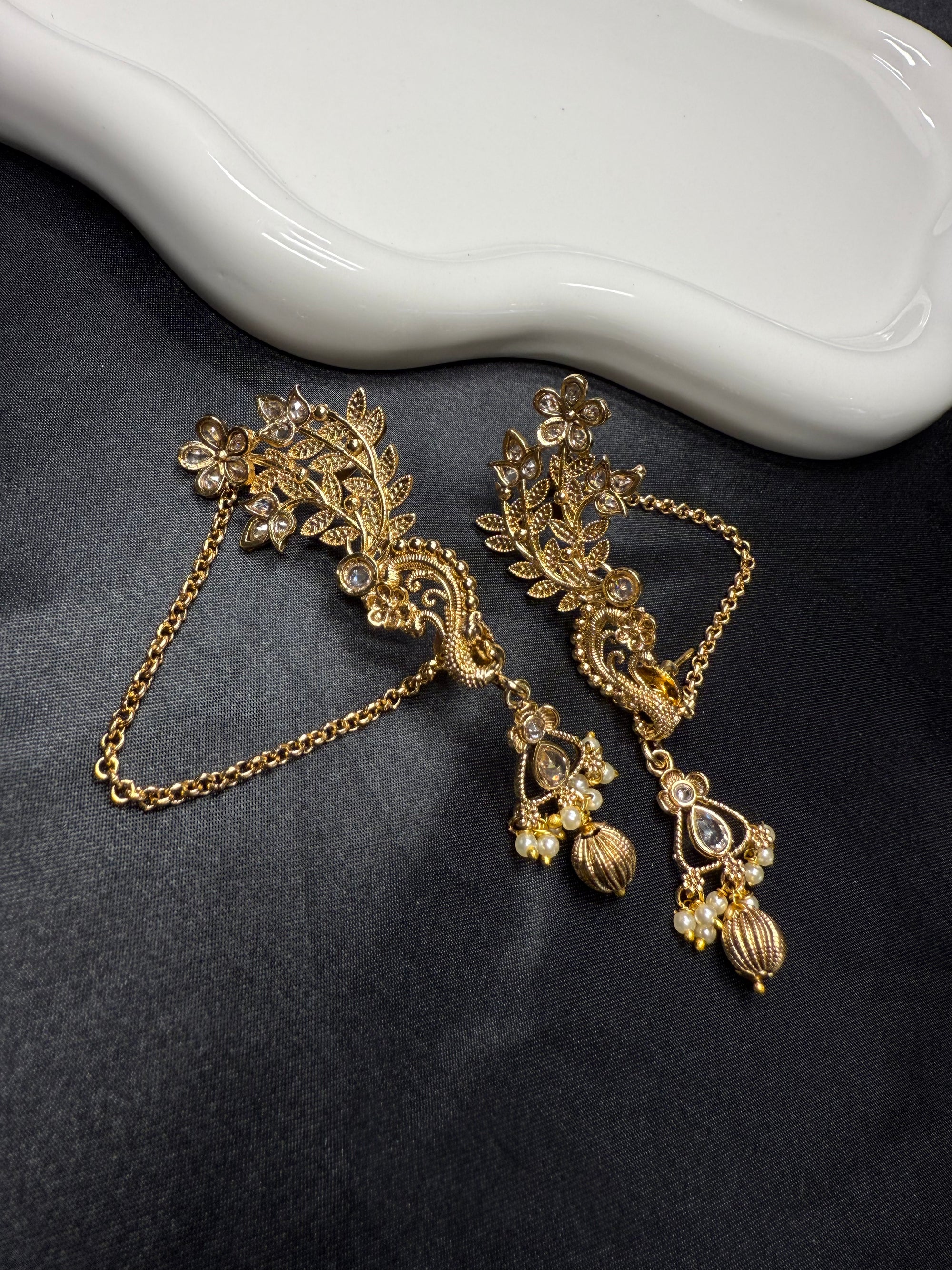 Antique Gold Ear Cuffs