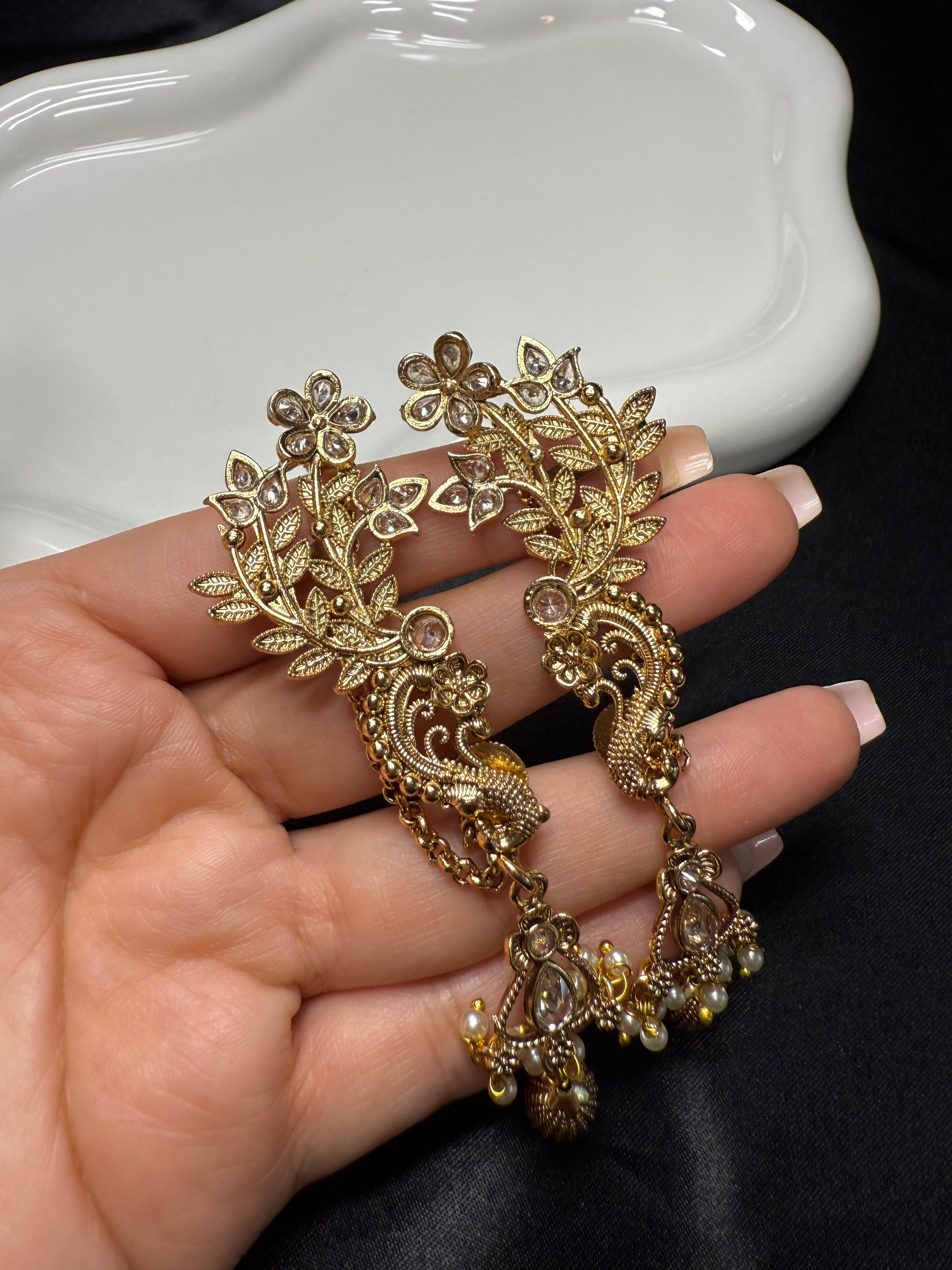 Antique Gold Ear Cuffs