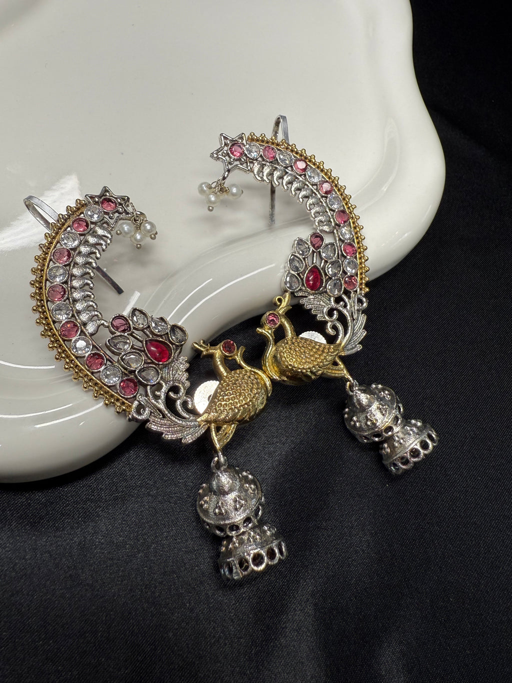 Dual Tone Pink Ear Cuffs