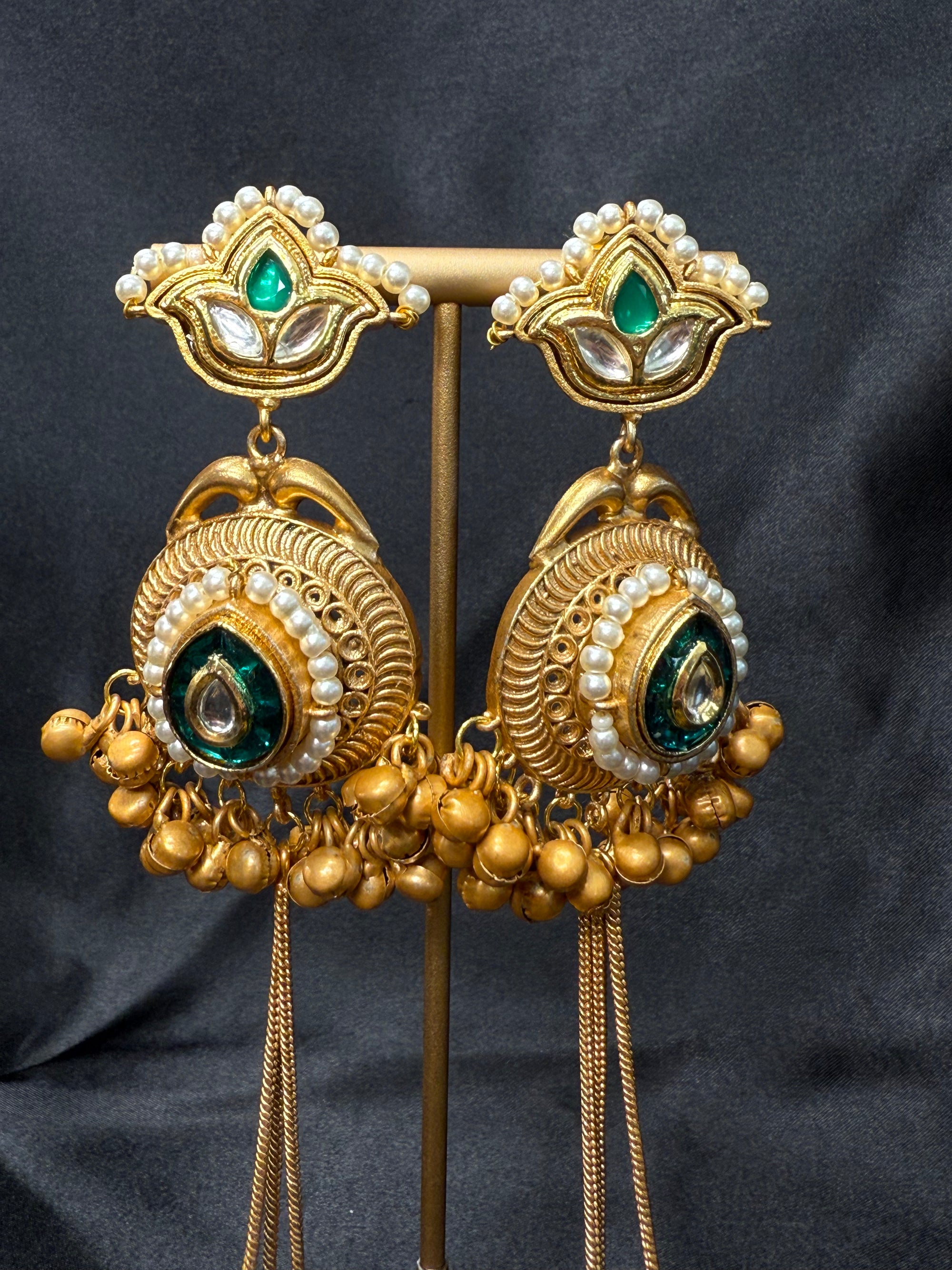 Beautiful Ear Chain with Jhumkas
