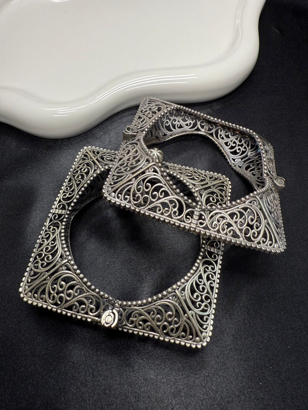 Silver Kadas - Pair