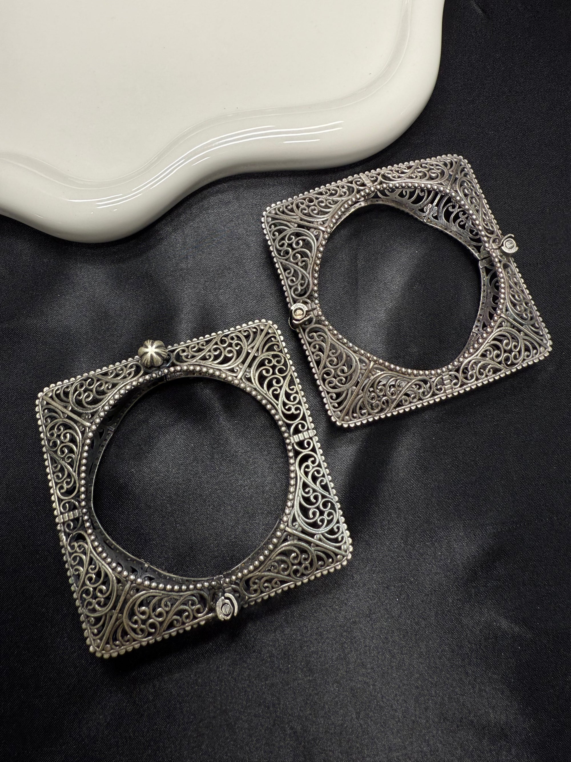 Silver Kadas - Pair