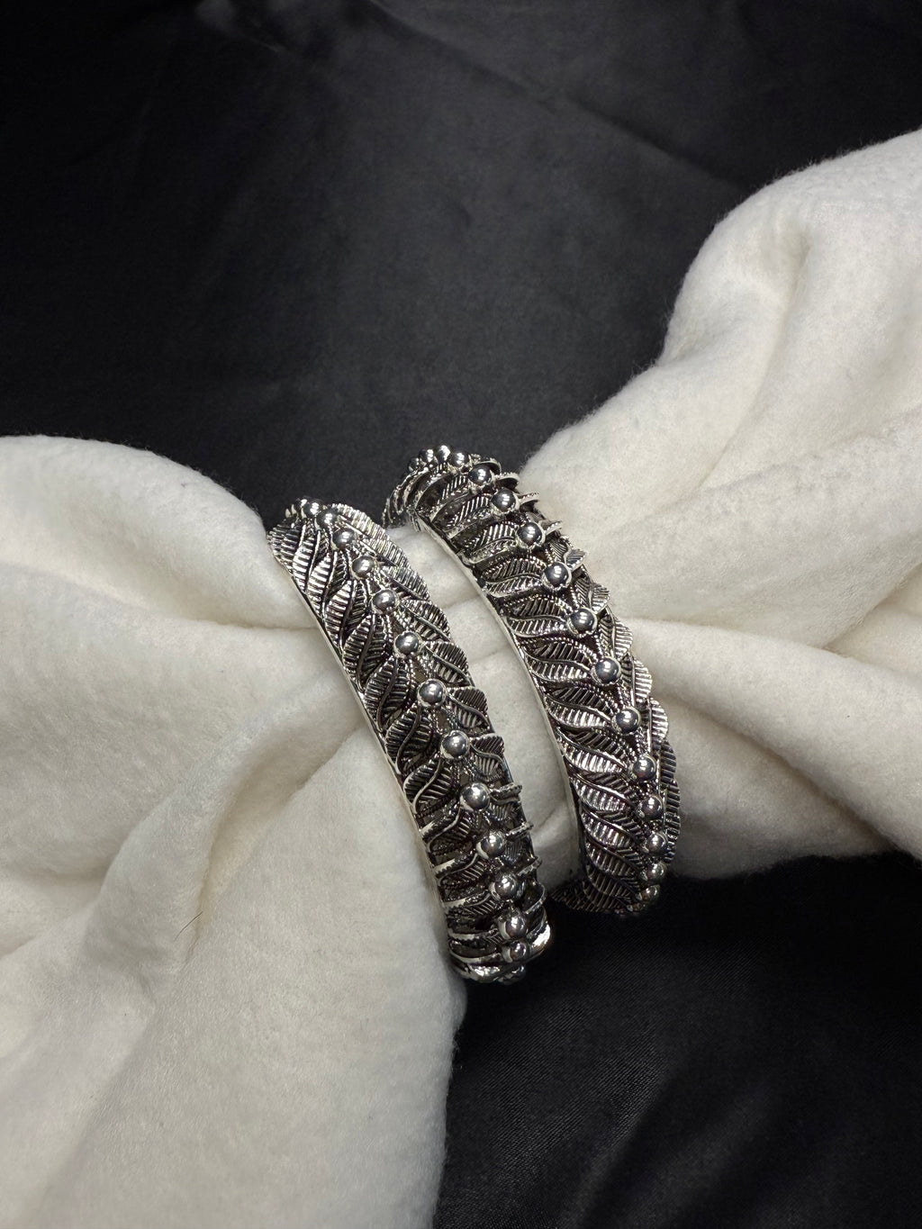 Stunning Silver Kadas - Pair