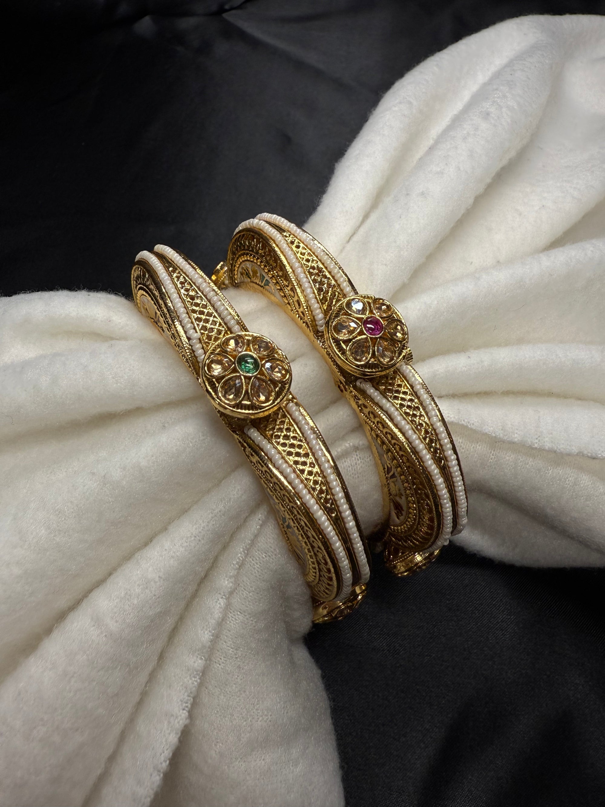 Meenakari Style Kadas - 2.4'