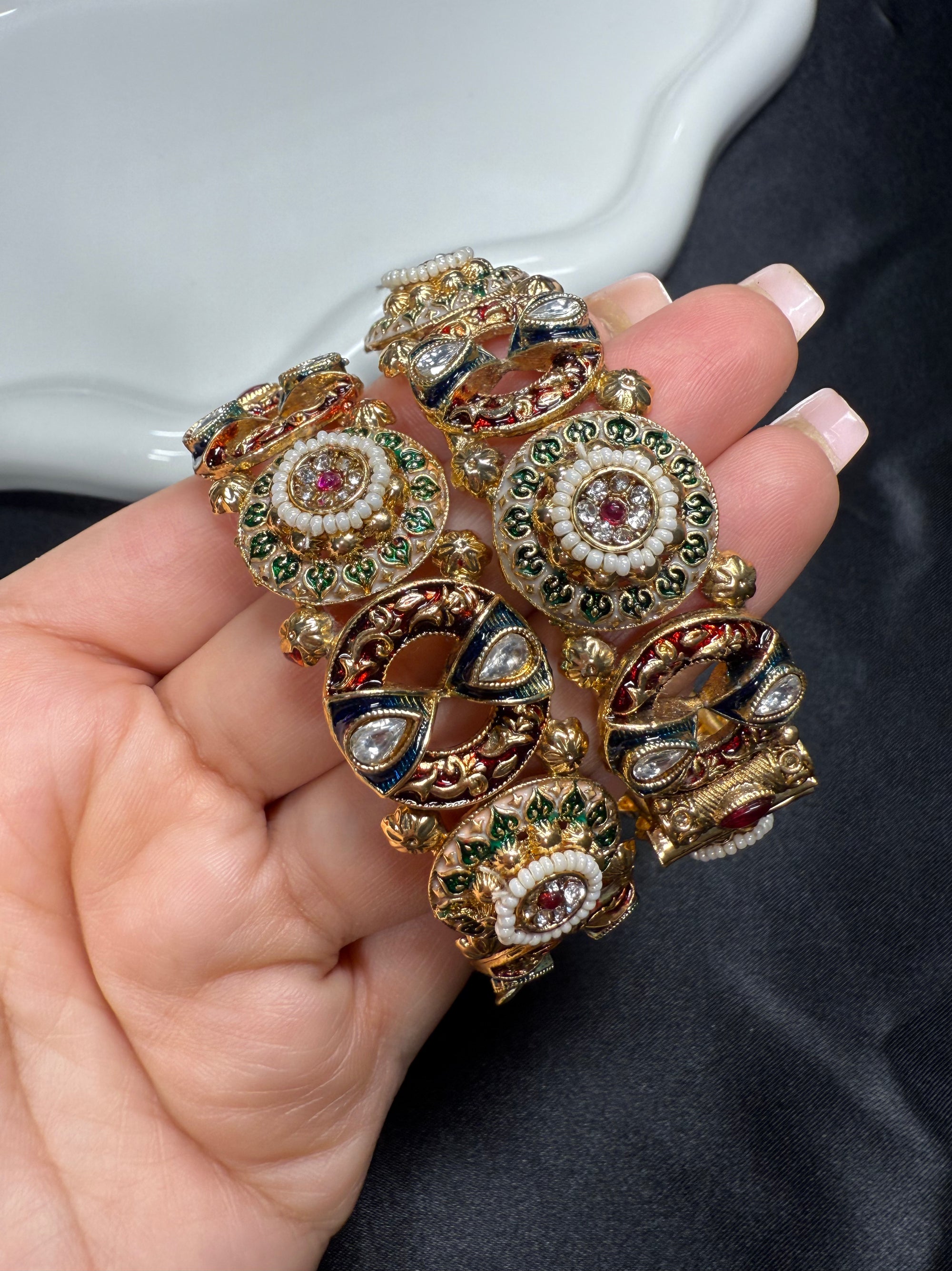 Ethnic Handpainted Kadas -2.6"