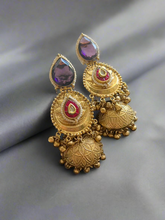 Teardrop Jhumkas