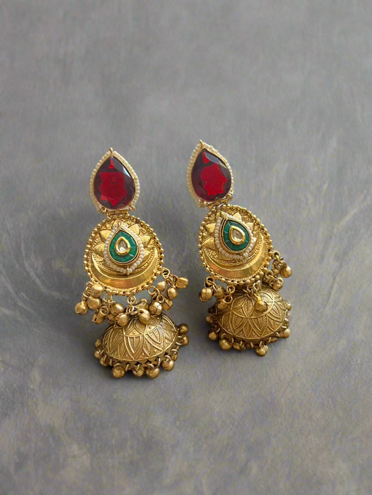 Teardrop Jhumkas