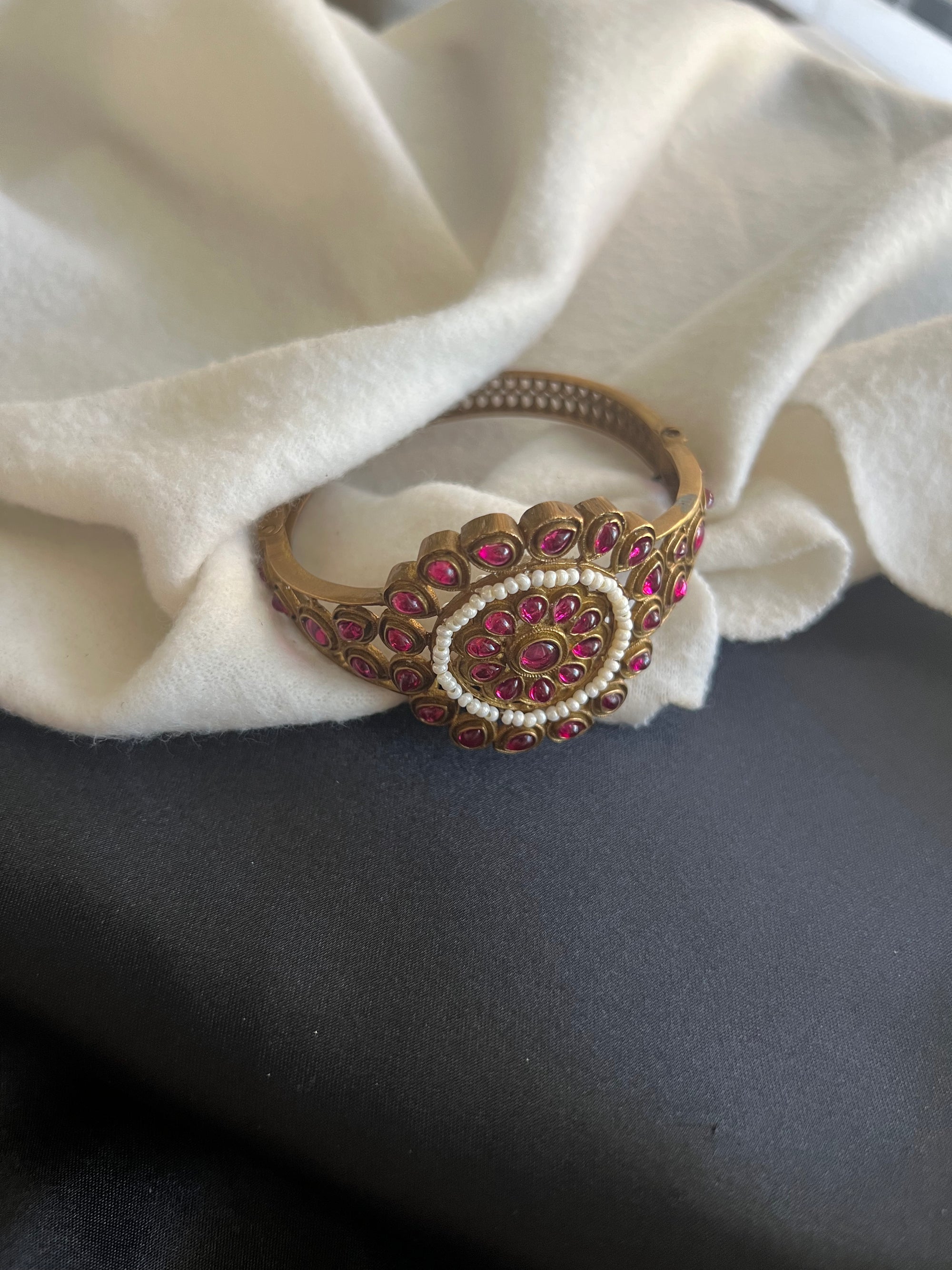 Pink Floral Bracelet