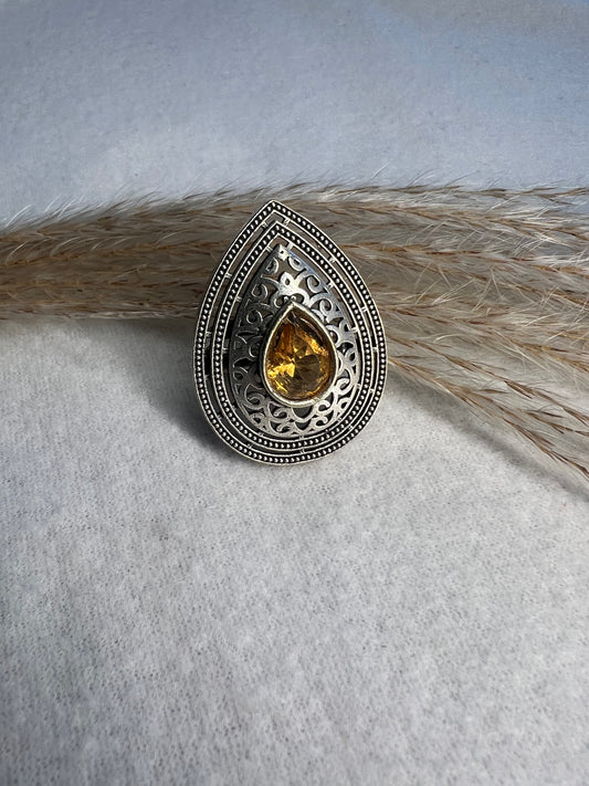 Fusion Teardrop Ring