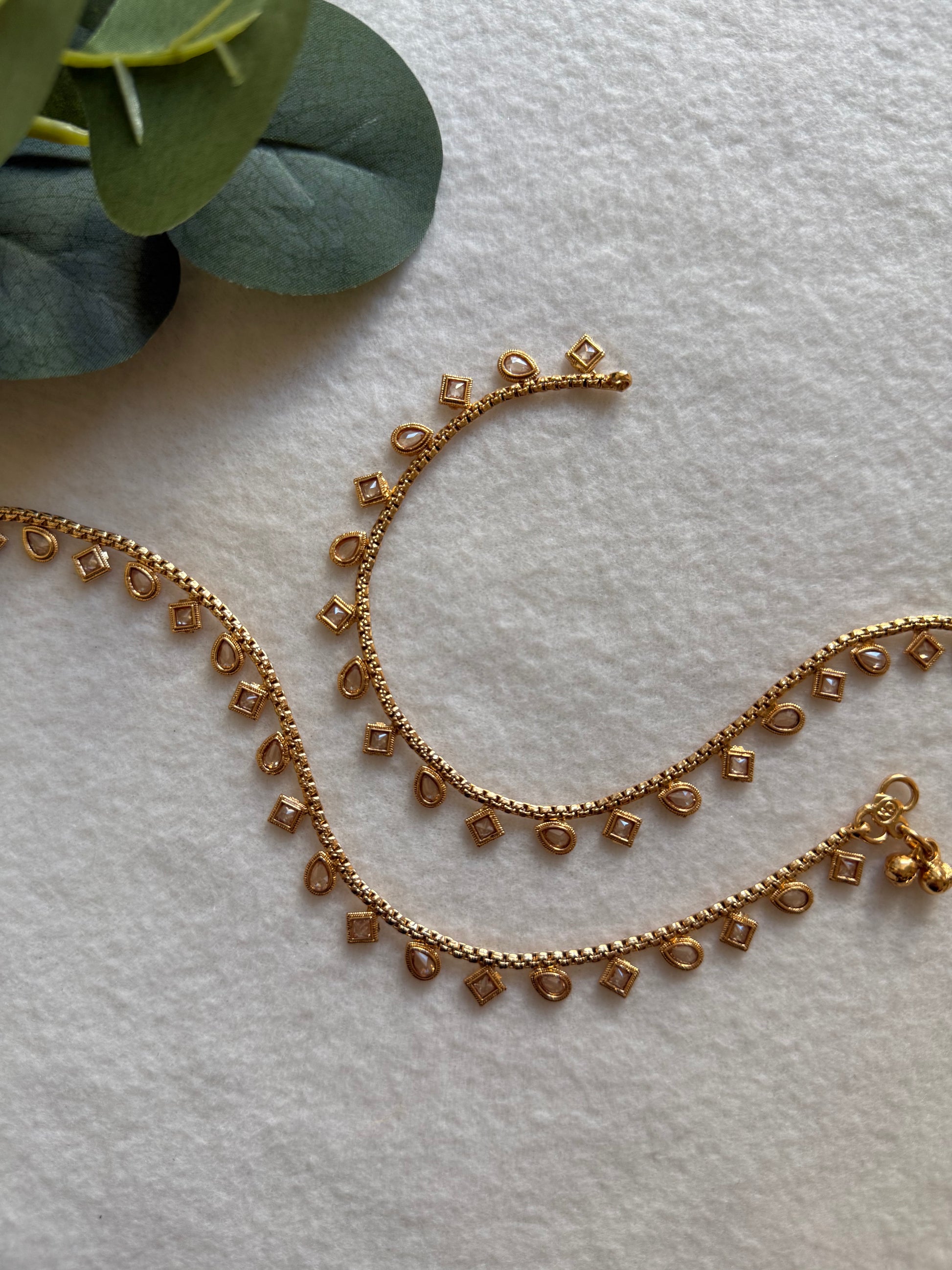 Tear Drop Anklets