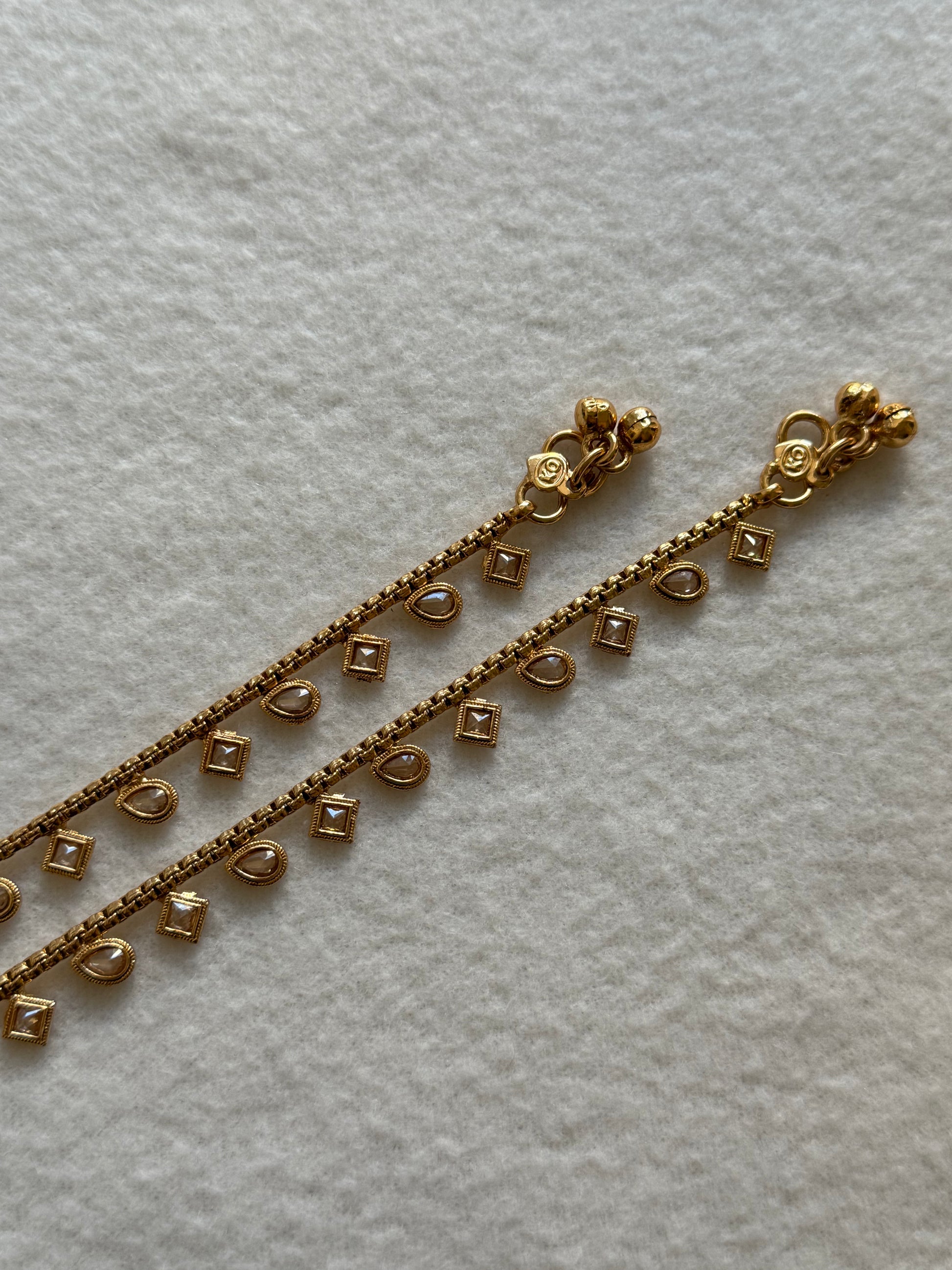 Tear Drop Anklets