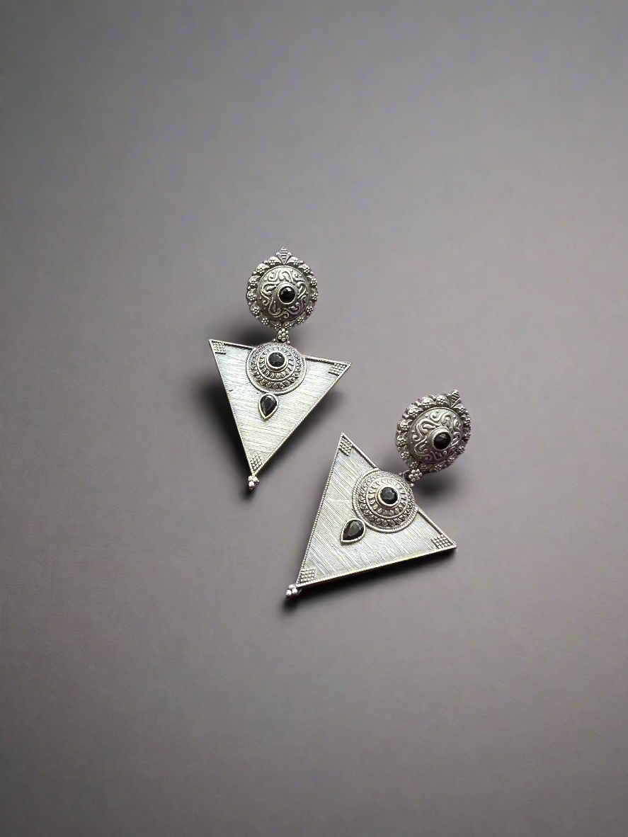 Bold Triangle Earrings - Kolor Rhythms