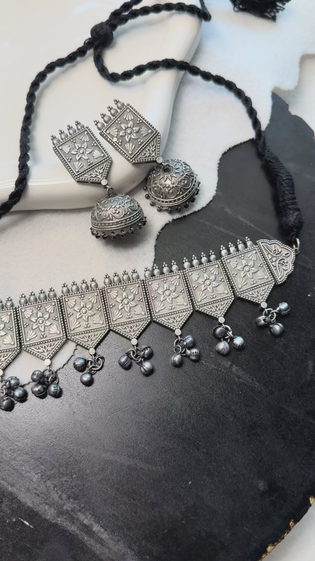 Oxidized Choker