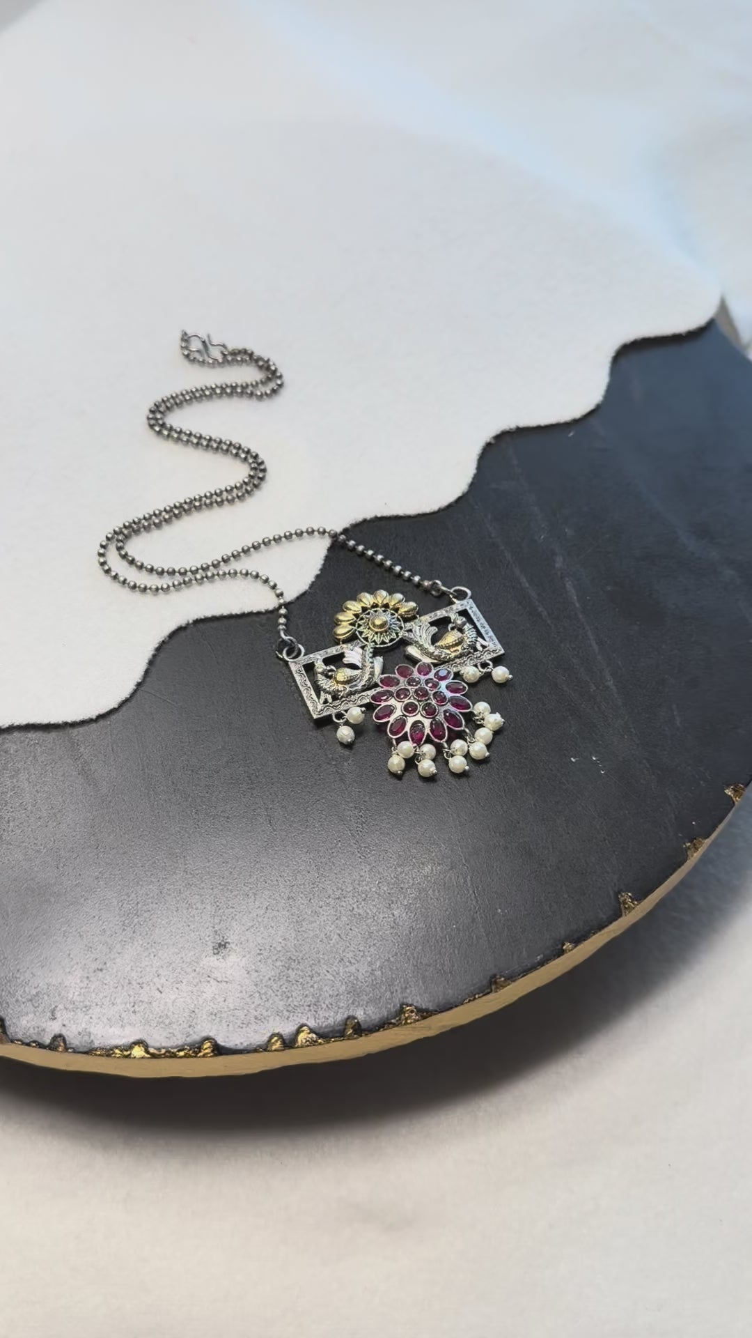 Peacock Pendant Chain
