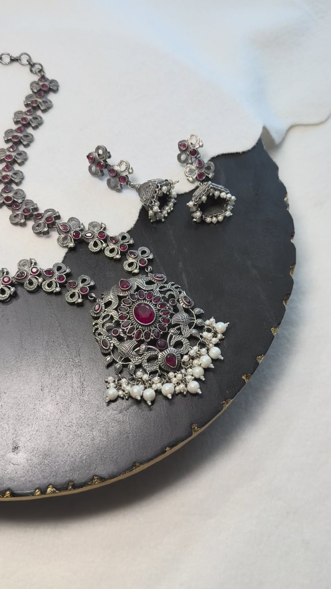 Red Beads Necklace
