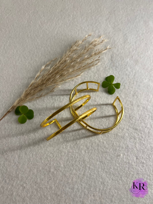 1 pc Minimal Golden Bracelet Kada - Kolor Rhythms